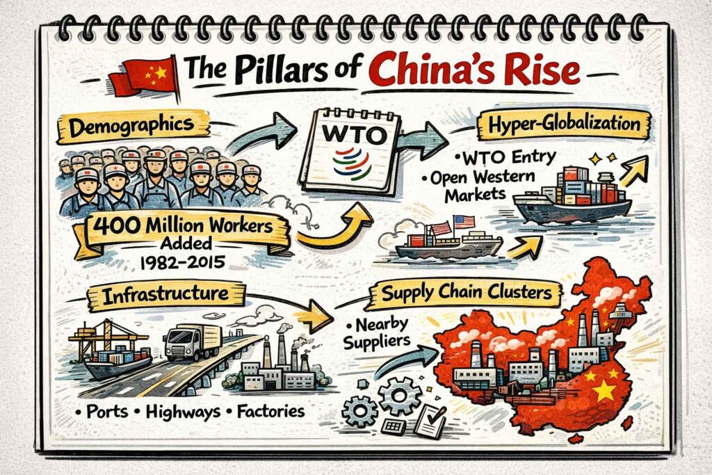The Key Pillars Behind China’s Rise