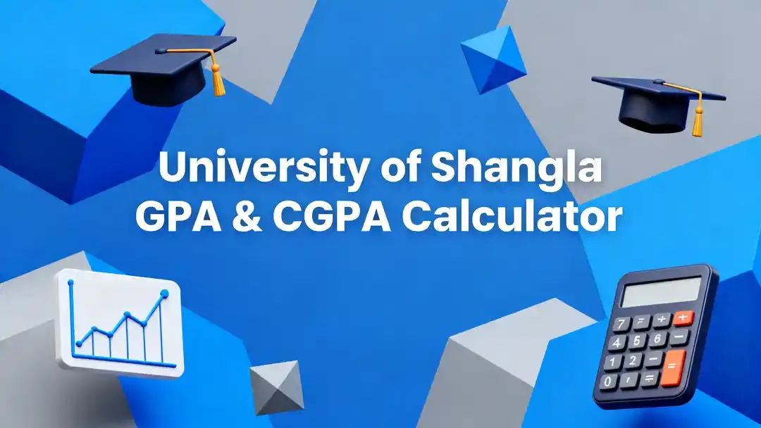 University of Shangla GPA calculator, University of Shangla CGPA calculator, GPA & CGPA online tool, University GPA calculator Pakistan, Official grading system University of Shangla, Calculate semester GPA, Calculate cumulative CGPA, Student grade calculator, Academic performance tracker, University GPA CGPA tool
